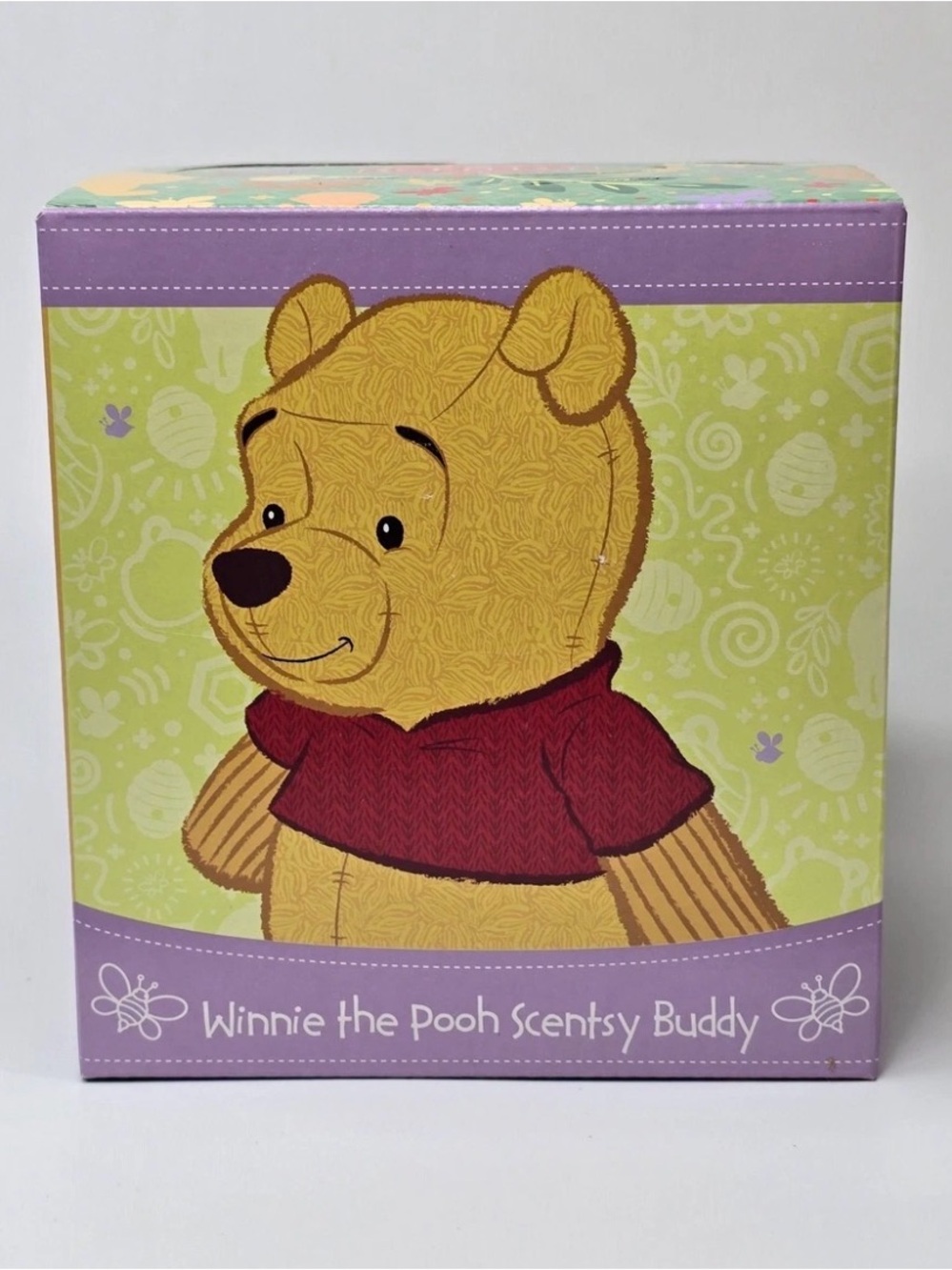 Scentsy Winnie the Pooh Box - Yellow, Red & Purple Accents